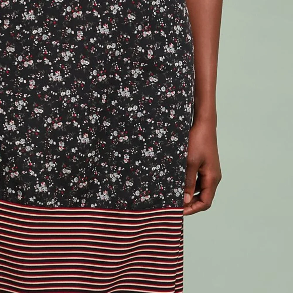 NWT Anthropologie Peyton Patchwork Skirty by ISLA MAUDE - Picture 2 of 8